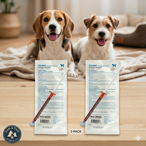 DiaGel Diarrhea Control Gel 1 ml Small Dogs Digestive Upset Loose Stool Relief 2PCK