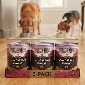 Victor Lamb And Rice Recipe Canned Wet Dog Food 13.2oz 3-Pack