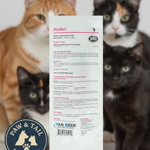DiaGel for Kittens Oral Gel - Loose Stools Digestive Upset Natural Support 30ml