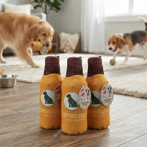 SPOT Fun Food Puppucino Drink Plush With Squeaker & Crinkle Dog Toy 3-Pack
