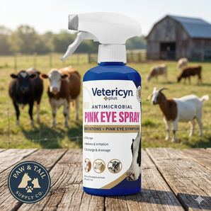 Vetericyn Plus All Animal Pink Eye Spray Cattle Goats All Animals 16 oz.