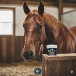 Farnam Aloe Heal Veterinary Cream 4 oz. Horses Dogs Wound Care Aloe Vera Healing