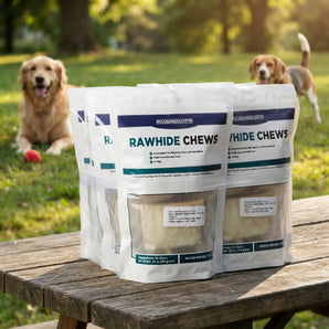 Piccardmeds4pets Rawhide Dental Chews Poultry Flavor for Med Dogs 11lbs-25lbs. 6-Pack