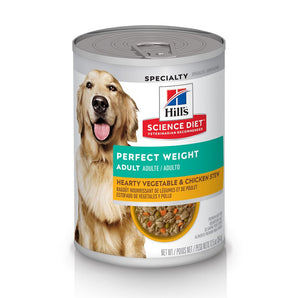 Science diet Chicken Adult Bird Perfect Weight Hearty Vegetable & Stew (12.5oz)