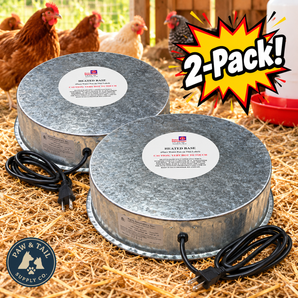 Farm Innovators HP-125 Heated Base for Metal Poultry Founts 125W 2-Pack