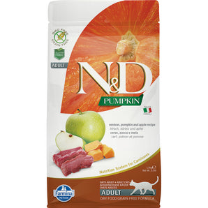 Farmina Chicken Grain Free Cat N&d Pumpkin Venison & Apple Dry Food (3.3lb)