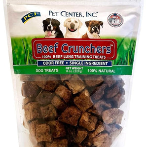 Beef Cat Pci Crunchers Lung Bites Dog Treats (8oz)