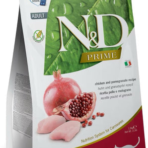 Farmina N&D Prime Chicken & Pomegranate Grain Free Dry Cat Food (3.3lb)