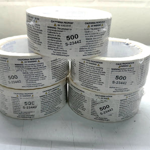 California Prop 65 Warning Labels 2500 Stickers 5 Rolls English Spanish