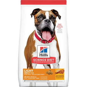 Science Diet Hill's Chicken Puppy Dry Food Dog Adult Light Meal & Barley Bag (30lb)