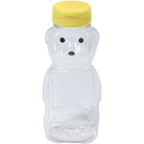 Little Giant Plastic Bear Bottle Honey Squeeze Bottle with Flip-Top Lid 12-Pack Little Giant