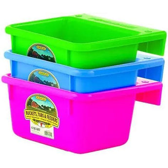 Little Giant Plastic Mini Feeder 6 Quart, Hot Pink Little Giant
