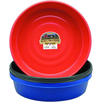 Little Giant Plastic Utility Pan Livestock Feeding Bucket 3 Gal Little Giant