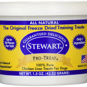 Stewart Pro-Treat Freeze Dried Chicken Liver 1.5 oz.