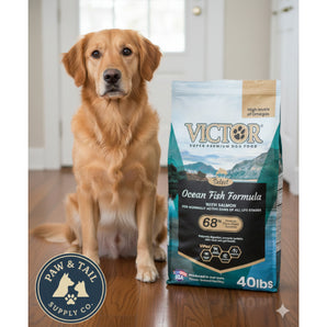 Victor Super Premium Dog Food Ocean Fish & Salmon All Life Stages 40 Lb