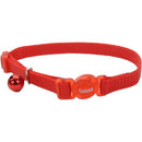 Coastal Safe Cat Nylon Adjustable Breakaway Collar 12", Red