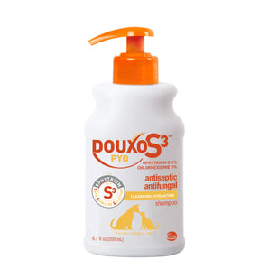 DOUXO S3 PYO Shampoo for Dogs and Cats Skin & Coat Care 6.7 oz.