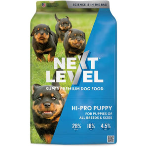 Next Level Hi-Pro Puppy Dry Dog Food Kibble All Breeds 15lbs. USA Made