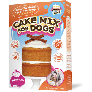 Puppy Cake Wheat-Free Pumpkin Cake Mix and Frosting Dog Treats 9 oz.