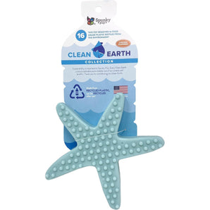 Spunky Pup Clean Earth Heavy Duty Dog Chew Toy Barracuda Recycled USA 2-Pack