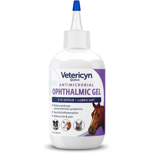 Vetericyn Plus All Animal Ophthalmic Gel 3 oz. Antimicrobial Eye Relief Lubricant