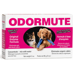 Odormute Non-Poisonous Pet Odor Eliminator Original Enzime Formula 3 oz. 2-Pack