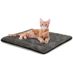 K&H Self-Warming Cat & Dog Pad 21x17 Cozy Heat Reflecting Pet Bed Mat Gray/Black