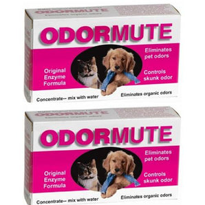 Odormute Non-Poisonous Pet Odor Eliminator Original Enzime Formula 3 oz. 2-Pack