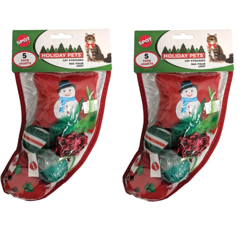 Ethical Dog BCI Holiday Cat Stocking Small 2-Pack