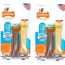 Nylabone Puppy Chew Classic Bone PB & Chicken Flavor, Petite 2-Pack