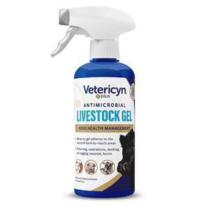 Vetericyn Plus Antimicrobial Utility Gel for Animals 16 oz. Livestock Spray Care