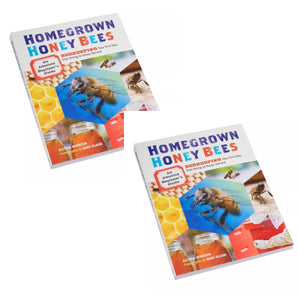 Little Giant Homegrown Honey Bees A Beginner's Guide Book 2-Pack one for you one as gift