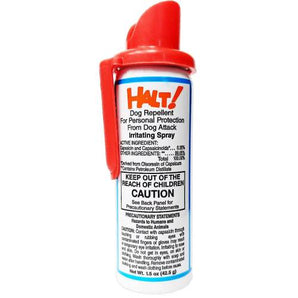 Halt Dog Repellent Spray 1.5 oz Effective Safe Capsaicin Defense for Dogs