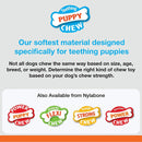 Nylabone Puppy Chew Ring Bone Toy Chicken Flavor, XS/Petite Nylabone