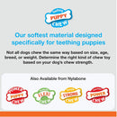 Nylabone Puppy Chew Teething Keys Bacon Flavor, Wolf Nylabone