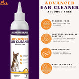 Piccardmeds4pets Advanced Ear Cleanser Alcohol Free 8 oz. Piccard Meds 4 Pets