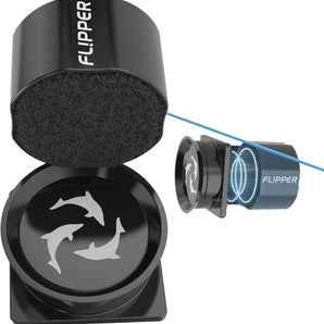 Flipper Pico Black 2-in-1 Aquarium Magnet Cleaner