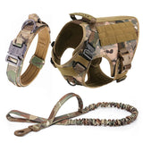 German Shepherd Malinois Large Dog Harness and Leash Set – Training Walking Vest for Medium & Large Dogs