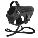 German Shepherd Malinois Large Dog Harness and Leash Set – Training Walking Vest for Medium & Large Dogs