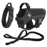 German Shepherd Malinois Large Dog Harness and Leash Set – Training Walking Vest for Medium & Large Dogs
