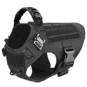 German Shepherd Malinois Large Dog Harness and Leash Set – Training Walking Vest for Medium & Large Dogs