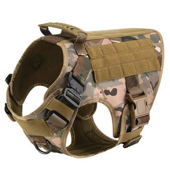 German Shepherd Malinois Large Dog Harness and Leash Set – Training Walking Vest for Medium & Large Dogs