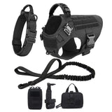 German Shepherd Malinois Large Dog Harness and Leash Set – Training Walking Vest for Medium & Large Dogs