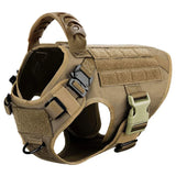 German Shepherd Malinois Large Dog Harness and Leash Set – Training Walking Vest for Medium & Large Dogs