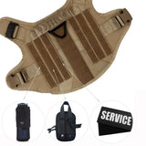 German Shepherd Malinois Large Dog Harness and Leash Set – Training Walking Vest for Medium & Large Dogs