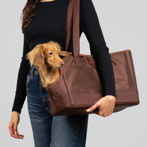 Chocolate Brown Pet Tote Bag