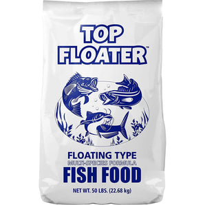 Sunshine Mills Top Floater Premium Floating Fish Food 50 lbs. Sunshine Mills