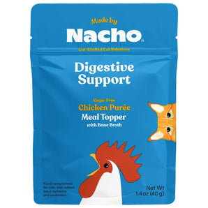 Made by Nacho Digestion Support Chicken Cat Food Topper 1.4oz