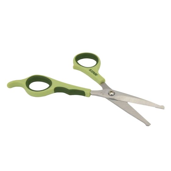 Safari Safety Scissors for Dogs Trimming Hair Around Eyes, Ears & Paws