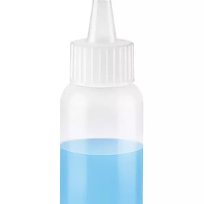Boston Round Squeeze Bottles with Yorker Caps 1oz Durable Dispensing Bottles for Crafts, Baking, Oils, Paints & More